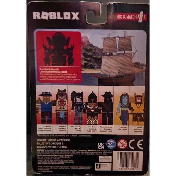 Roblox ULTIMATE DOMINUS LEGEND 2.5 In Figure Dual Wings Virtual Code Accessory - Picture 2 of 2
